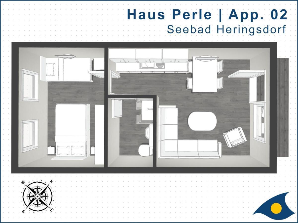 Haus Perle Whg 02 Apartment Heringsdorf  Exterior photo